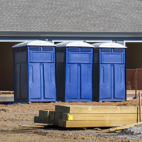 how can i report damages or issues with the porta potties during my rental period in Denver City Texas